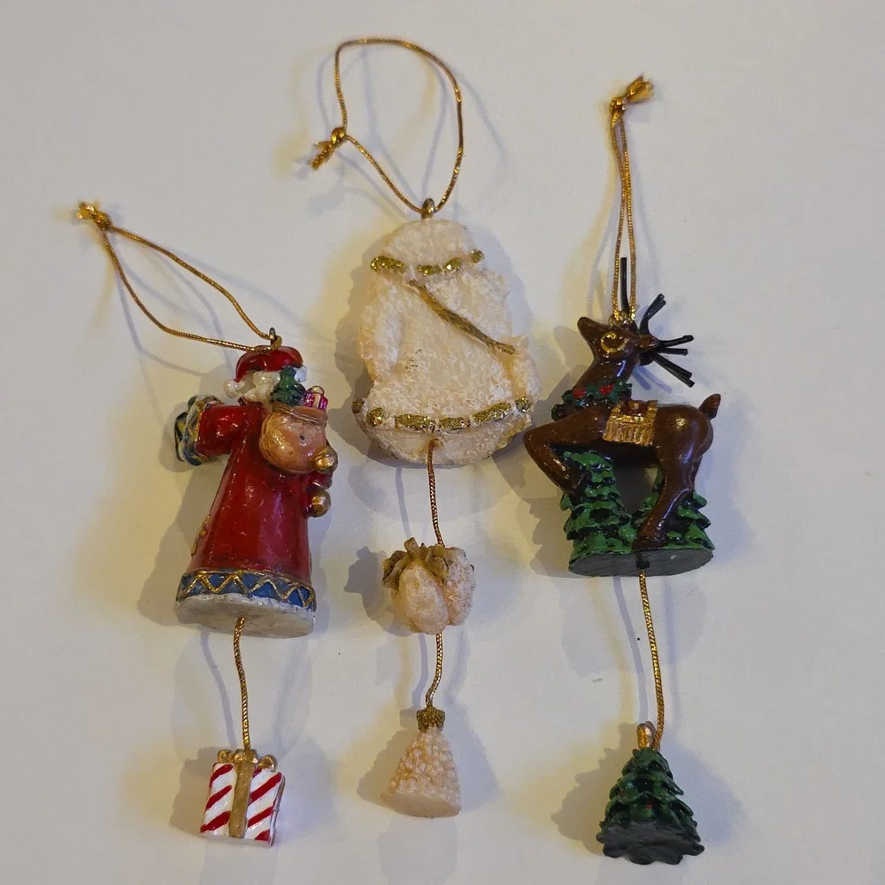 Festive Holiday Ornament Set - Multicolor